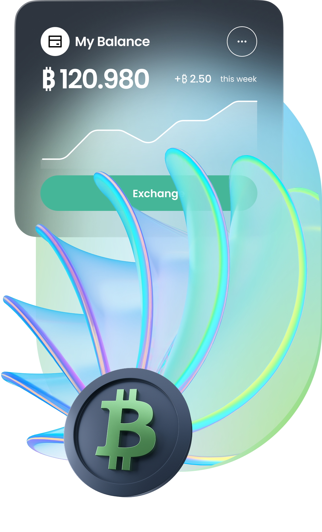 My Bitcoin balance overview - mobile version